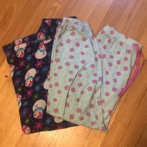 Cute Kids Winter Pajama Pants Set